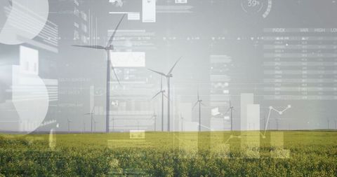 Wind Turbines Powering Sustainable Energy with Digital Analytics