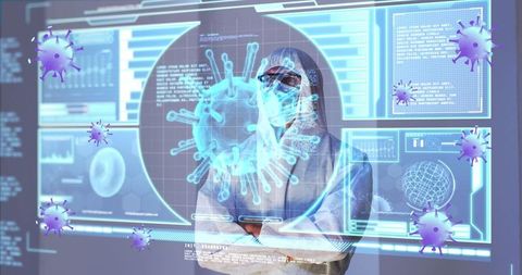 Scientific Research on Virus with Holographic Technology