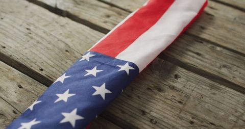 Close-Up of American Flag on Wooden Surface Celebrating Patriotism - Download Free Stock Images Pikwizard.com