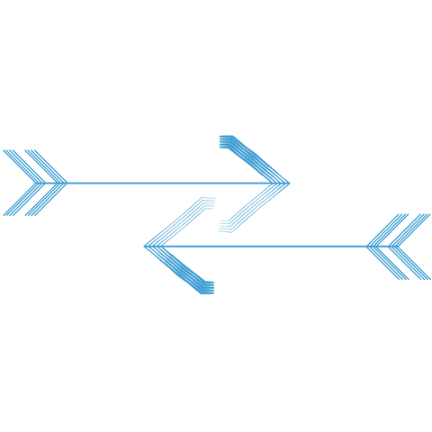 blue intersecting arrows on transparent background - Download Free Stock Videos Pikwizard.com