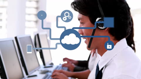 Young Professional Communicating in Modern Digital Environment