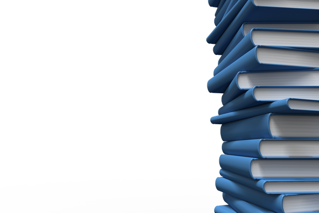 Stack of Blue Books on Transparent Background with Copy Space for Reading Themes - Download Free Stock Videos Pikwizard.com