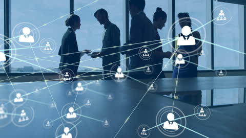 Business Networking and Connection Concept