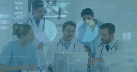 Multiracial Medical Team Analyzing Digital Health Data - Download Free Stock Images Pikwizard.com
