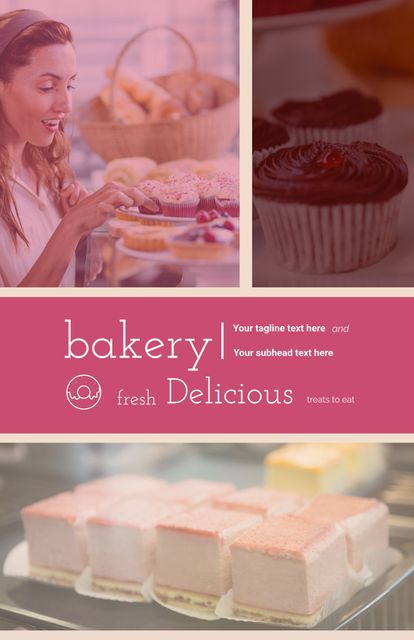 Woman Admiring Scrumptious Pastries in Bakery Setting - Download Free Stock Templates Pikwizard.com