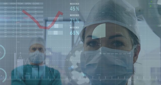 Healthcare Professionals Analyzing Medical Data On Advanced Graphical Interface - Download Free Stock Images Pikwizard.com