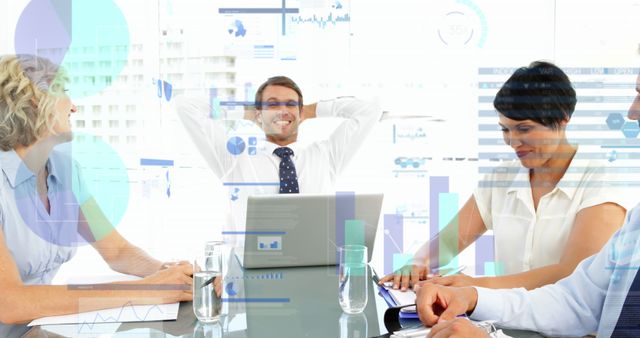 Successful Business Meeting with Data Analytics in Modern Office - Download Free Stock Images Pikwizard.com