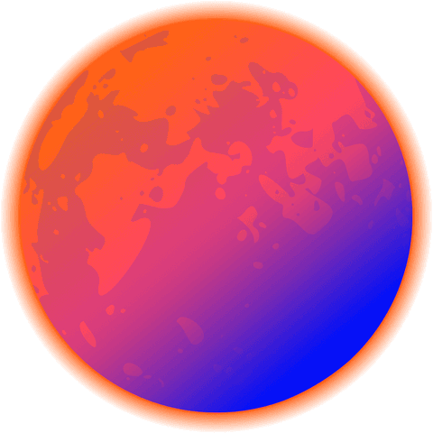 transparent vibrant gradient circle with orange ring - Download Free Stock Videos Pikwizard.com