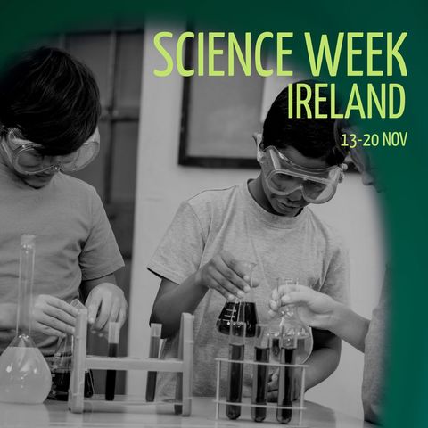 diverse children conducting experiments during science week ireland - Download Free Stock Templates Pikwizard.com