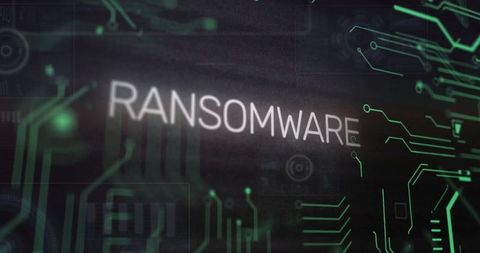 Ransomware Digital Concept with Circuit Design Overlay - Download Free Stock Images Pikwizard.com