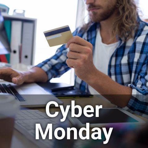 cyber monday online shopping with credit card - Download Free Stock Templates Pikwizard.com