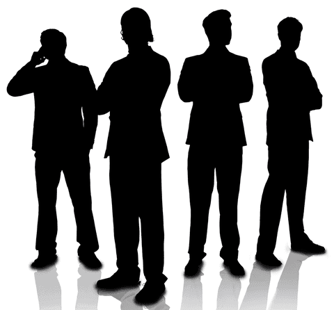 Transparent Silhouettes of Business Colleagues Group Illustration - Download Free Stock Videos Pikwizard.com