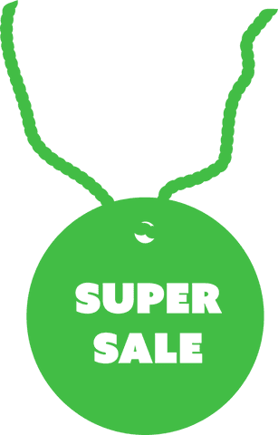 green super sale badge on transparent background for promotions - Download Free Stock Videos Pikwizard.com