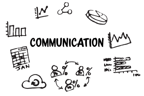 transparent business communication with icons illustration - Download Free Stock Videos Pikwizard.com