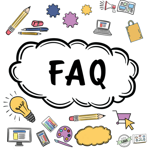 Creative Symbol Icons with FAQ Text on Transparent Background - Download Free Stock Videos Pikwizard.com
