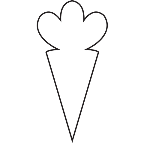 Abstract Carrot Shape Design on Transparent Background - Download Free Stock Videos Pikwizard.com