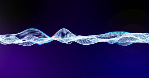 Abstract Digital Wave Mesh on Purple Background - Download Free Stock Images Pikwizard.com