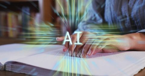 Innovative AI Future with Book and Human Presence