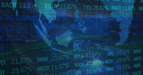 Global Stock Market Trends and Financial Data Animation
