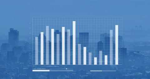 Urban Digital Data Analysis with Graph Overlay - Download Free Stock Images Pikwizard.com