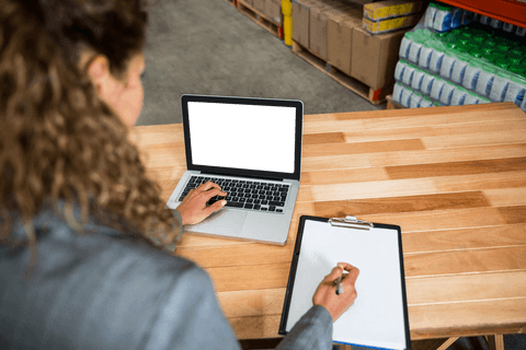 transparent warehouse productivity management by businesswoman - Download Free Stock Videos Pikwizard.com