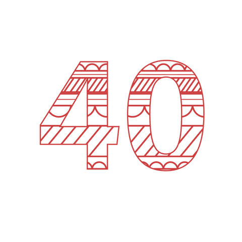 decorative forty candle outline on transparent background - Download Free Stock Videos Pikwizard.com