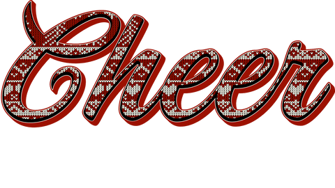 Festive Red Cheer Text with Traditional Pattern Transparent - Download Free Stock Videos Pikwizard.com