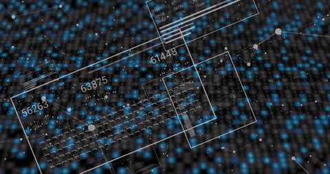 digital data processing with networks and algorithms overlay - Download Free Stock Images Pikwizard.com