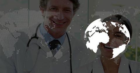 Global Healthcare Collaboration Concept with Medical Professionals