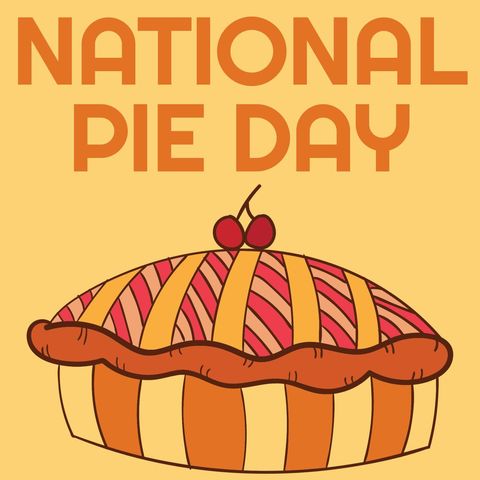 national pie day celebration with cherry pie illustration - Download Free Stock Templates Pikwizard.com
