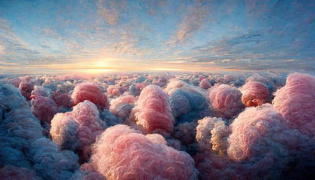 Surreal Pink Clouds at Sunrise - Download Free Stock Images Pikwizard.com