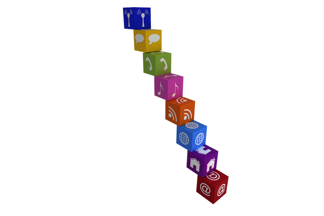 3D Vector Transparent Cubes with Network and Communication Symbols - Download Free Stock Videos Pikwizard.com