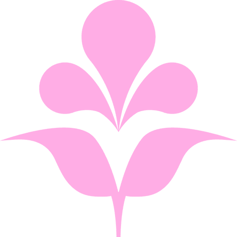 Pink Abstract Floral Splash Symbol on Transparent Background - Download Free Stock Videos Pikwizard.com