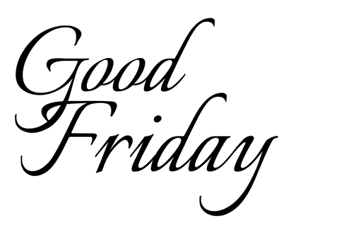 good friday text illustration with transparent background - Download Free Stock Videos Pikwizard.com