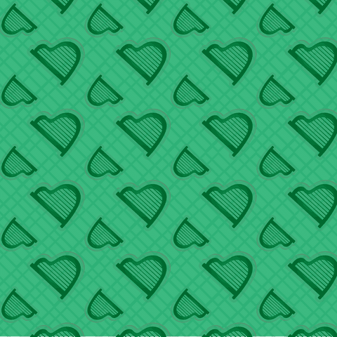 Seamless Green Harp Pattern on Transparent Grid Background - Download Free Stock Videos Pikwizard.com