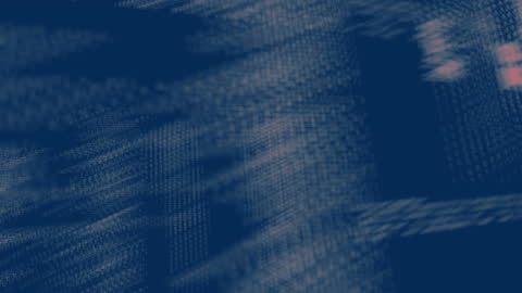 Abstract Digital Data Visualization with Coding Elements