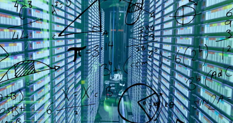 Digital Equations Projecting Global Data and Technology Concepts