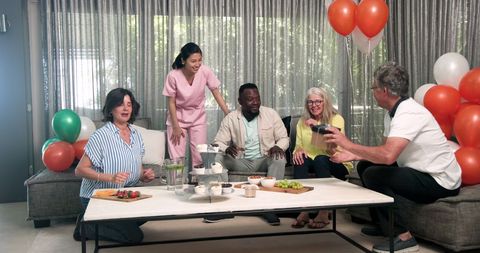 Warm Welcome to New Physiotherapy Patient in Healthcare Center Celebration