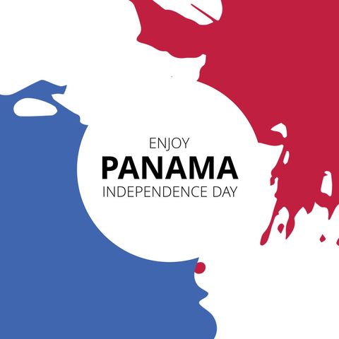 Panama Independence Day Celebration with Colors and Message - Download Free Stock Templates Pikwizard.com