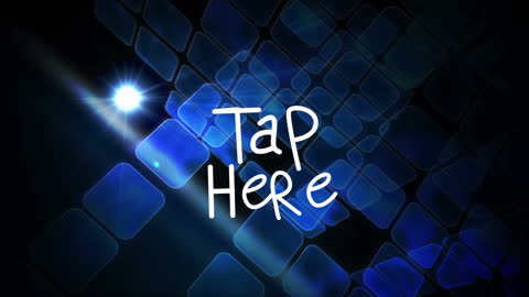 Abstract Mosaic Animation with Interactive Text Element