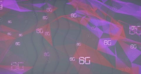 abstract 6g technology concept background with vibrant geometric shapes - Download Free Stock Images Pikwizard.com