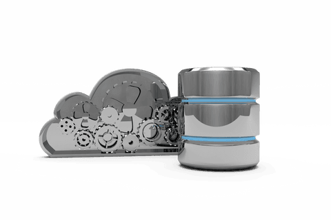 transparent cloud computing concept with gears and server - Download Free Stock Videos Pikwizard.com