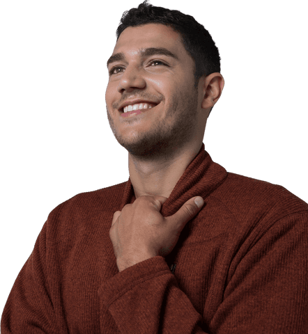Happy Latino Man Smiling with Confidence on Transparent Background - Download Free Stock Videos Pikwizard.com