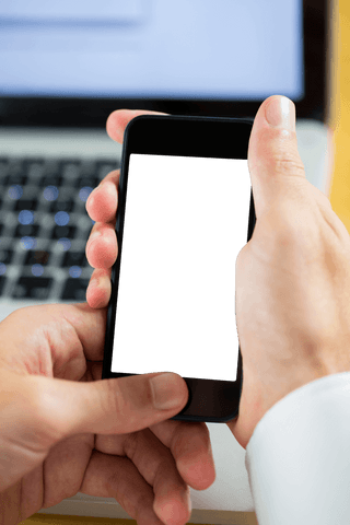hands holding smartphone with transparent interface - Download Free Stock Videos Pikwizard.com