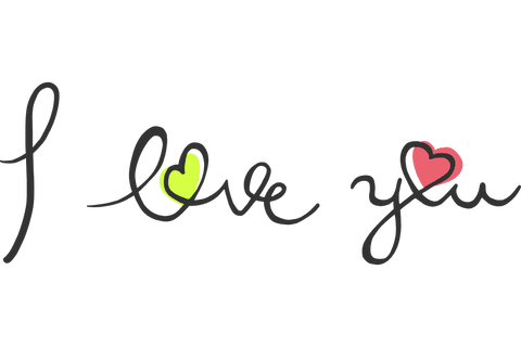 transparent i love you text with hearts decorations - Download Free Stock Videos Pikwizard.com