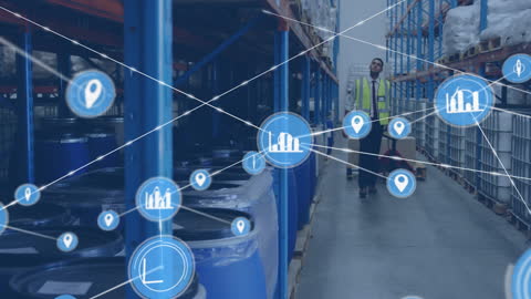 Warehouse Operations with Digital Network Integration Technology