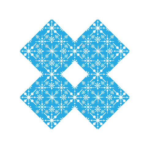 transparent digita blue artistic snowflake design pattern - Download Free Stock Videos Pikwizard.com