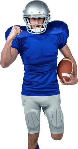 Transparent Football Player Running with Determination - Download Free Stock Videos Pikwizard.com