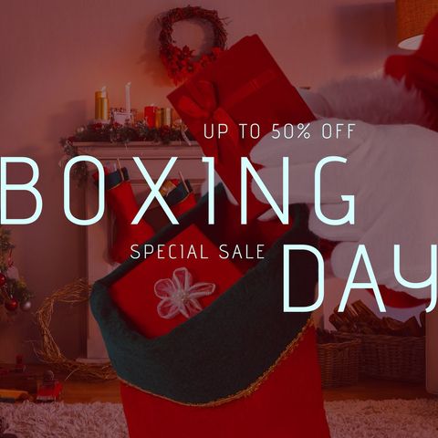 festive boxing day sale promotion - Download Free Stock Templates Pikwizard.com