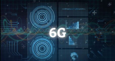 6G Communication Network and Data Analysis Concept - Download Free Stock Images Pikwizard.com